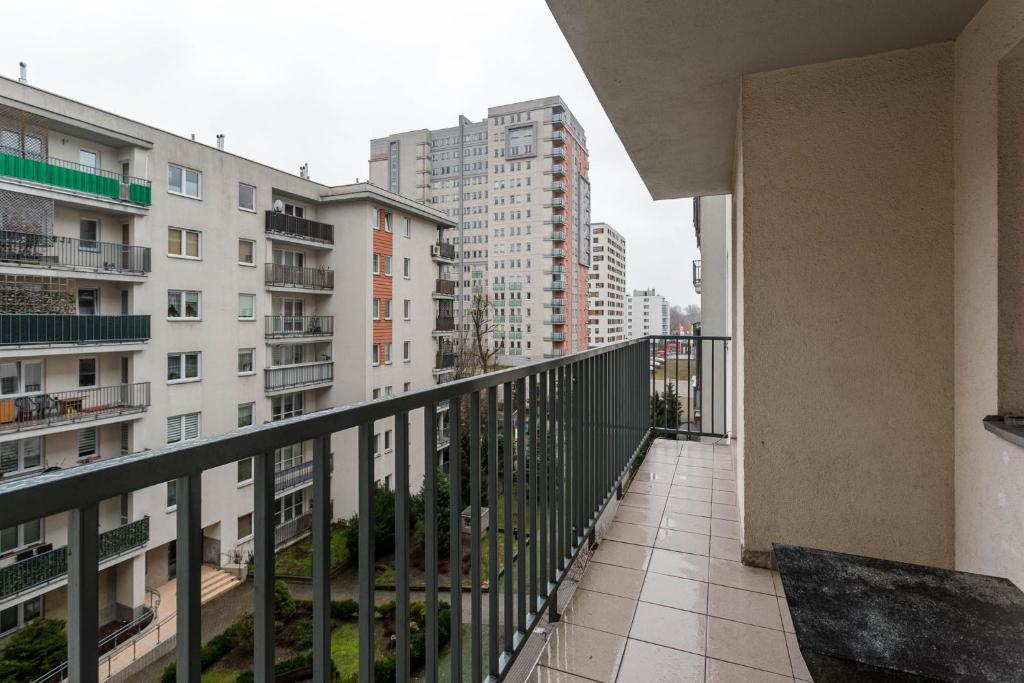 Balkón alebo terasa v ubytovaní Chill Apartments Fieldorfa