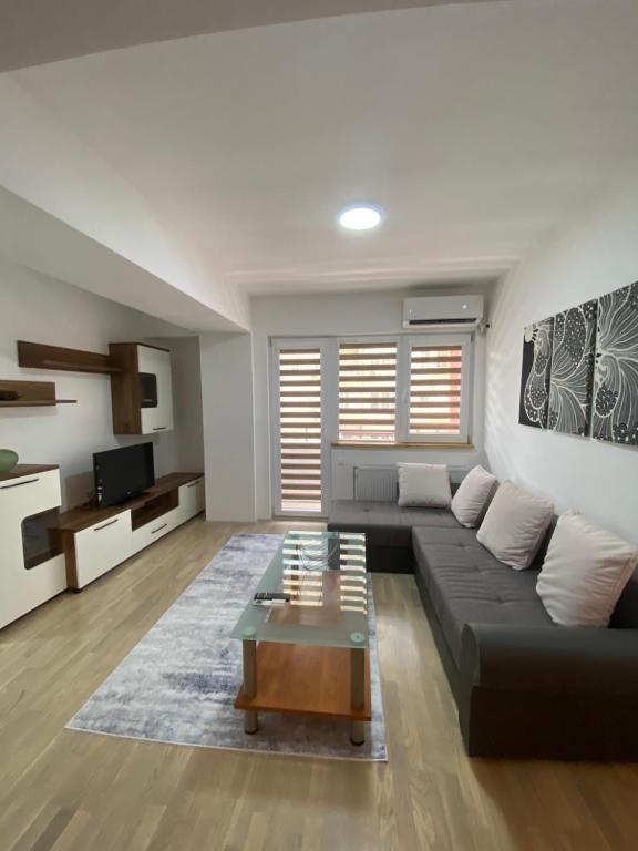 Χώρος καθιστικού στο Simonovski’s Apartments