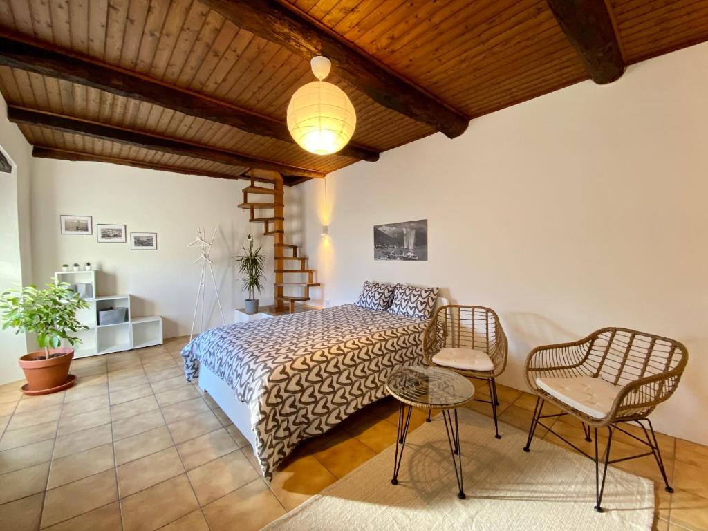 Posezení v ubytování Casa Edi