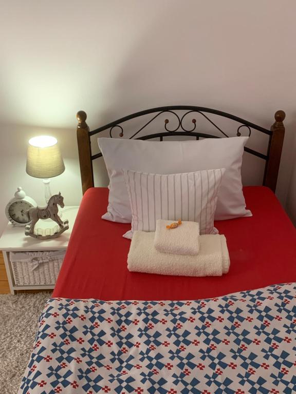 Łóżko lub łóżka w pokoju w obiekcie Hotel Penzion Trámky