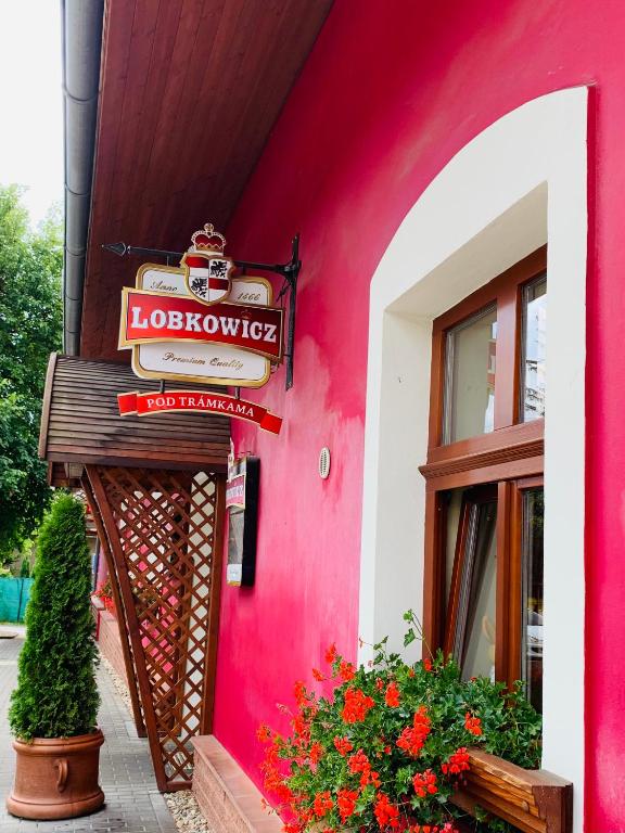 Budynek, w którym mieści się pensjonat
