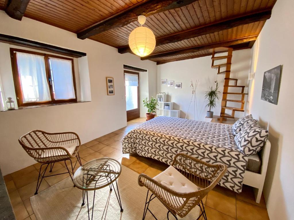 Posezení v ubytování Casa Edi