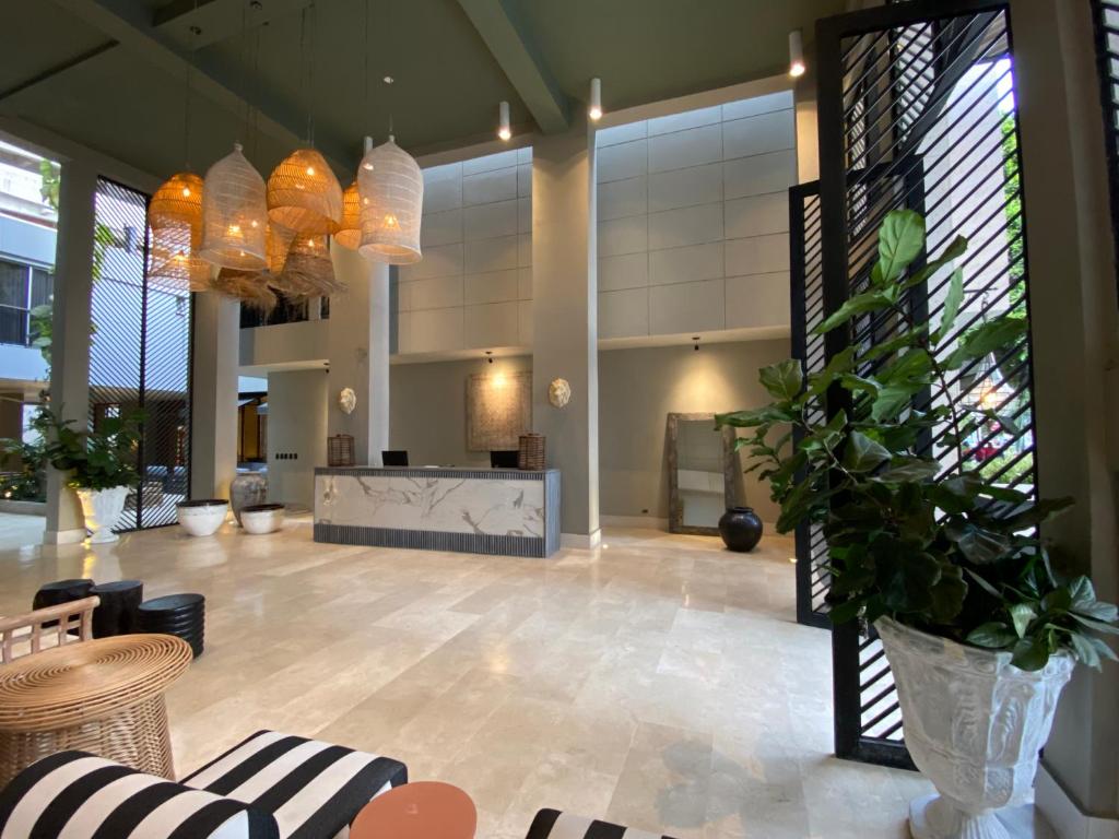 Posezení v ubytování Madisson Boutique Hotel Cartagena