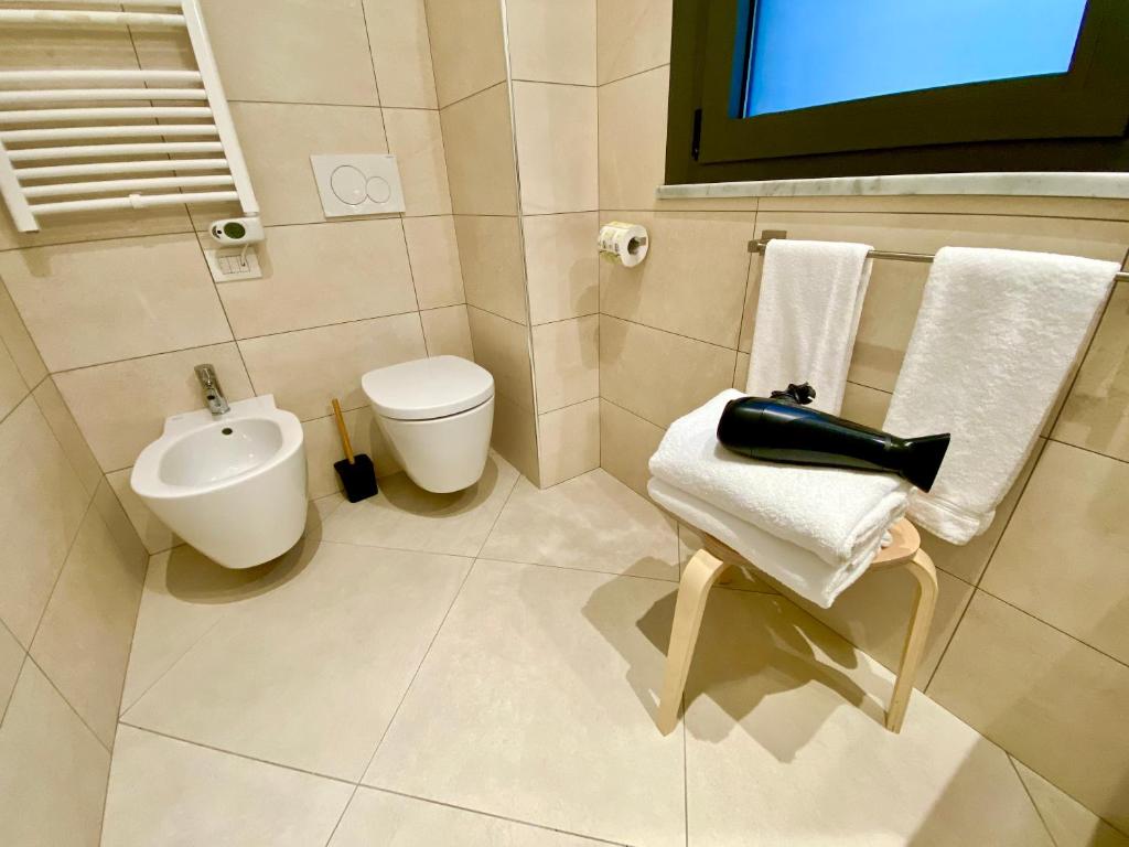 Koupelna v ubytování Palazzina B - Smart Rooms