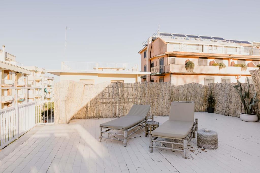 Balkón nebo terasa v ubytování Sole Suites