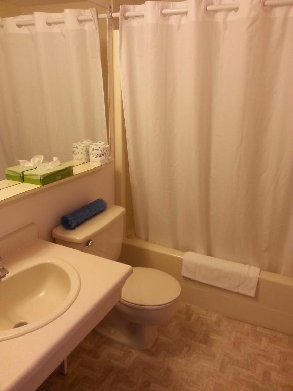 Koupelna v ubytování Ace Western Motel