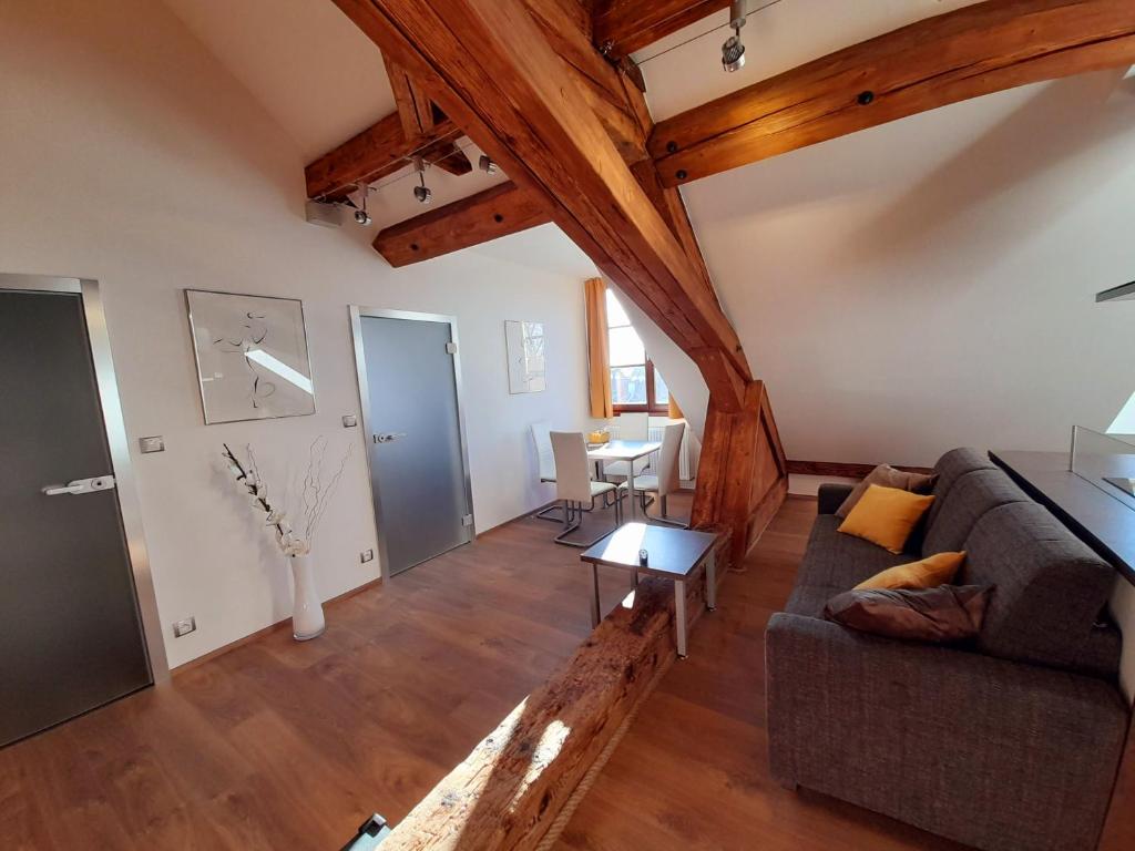Posezení v ubytování Residence Mariánská