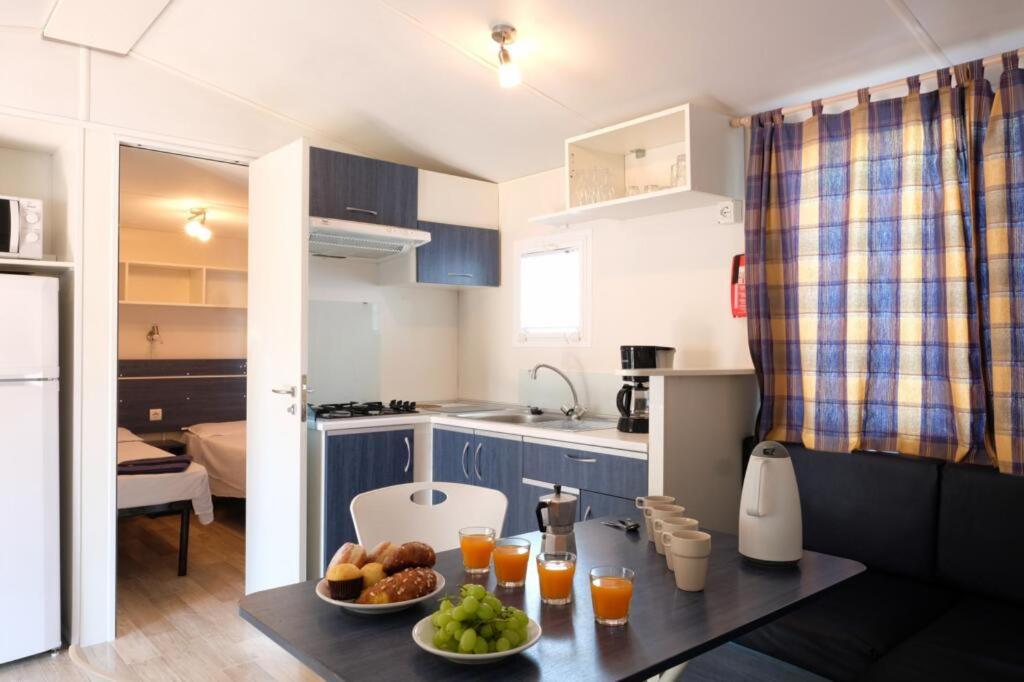 Kuchyň nebo kuchyňský kout v ubytování Camping Bella Austria