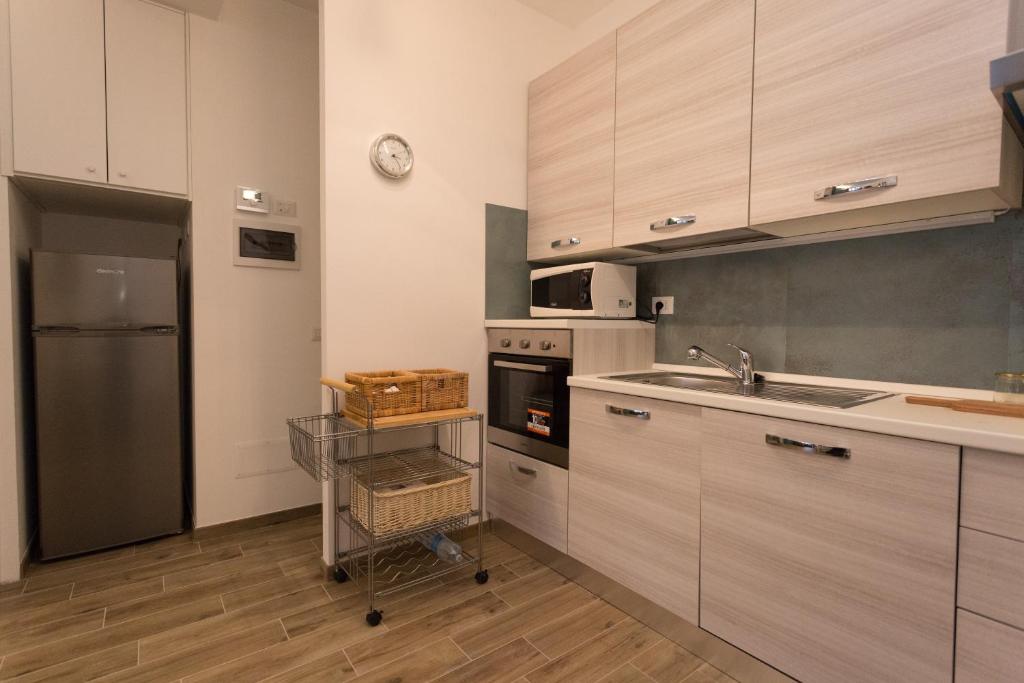 Kuchyňa alebo kuchynka v ubytovaní casa luna al pigneto