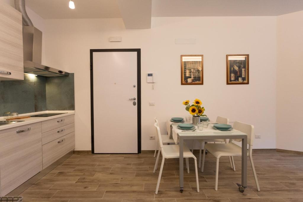 Kuchyňa alebo kuchynka v ubytovaní casa luna al pigneto