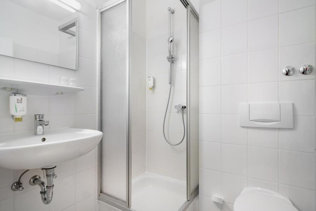 Koupelna v ubytování Hotel Hagemann Hamburg Hafen