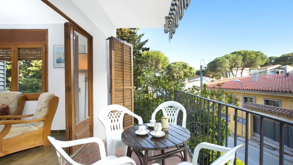 A balcony or terrace at 1 Brav - Llafranc