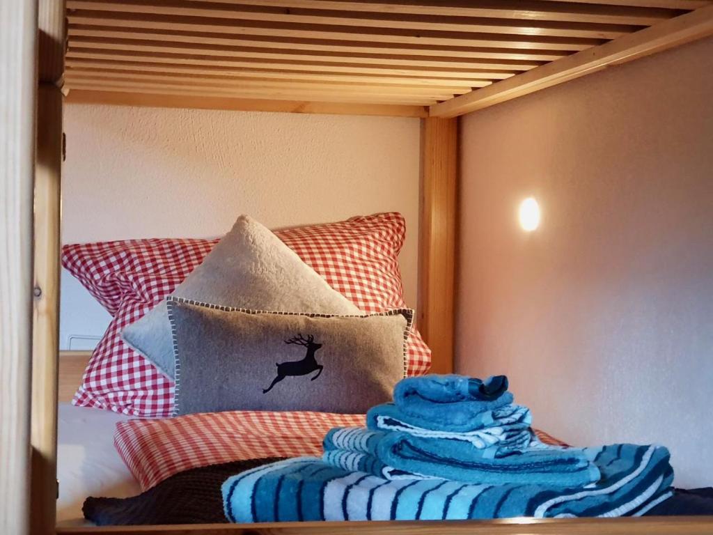 Postel nebo postele na pokoji v ubytování Landhaus Wiesle