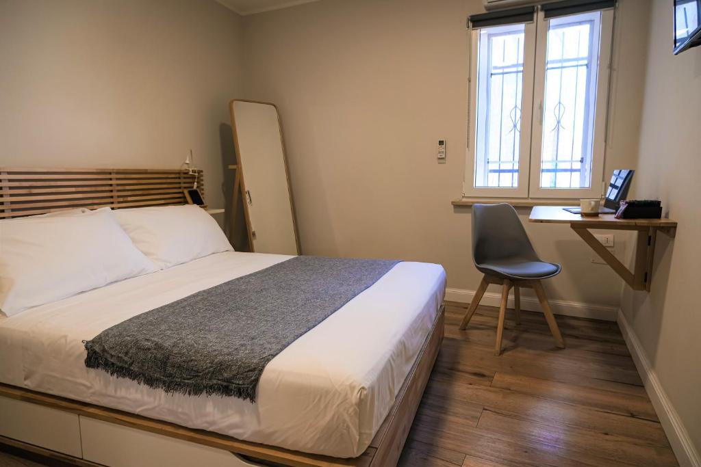 Posteľ alebo postele v izbe v ubytovaní B&B Civico 35