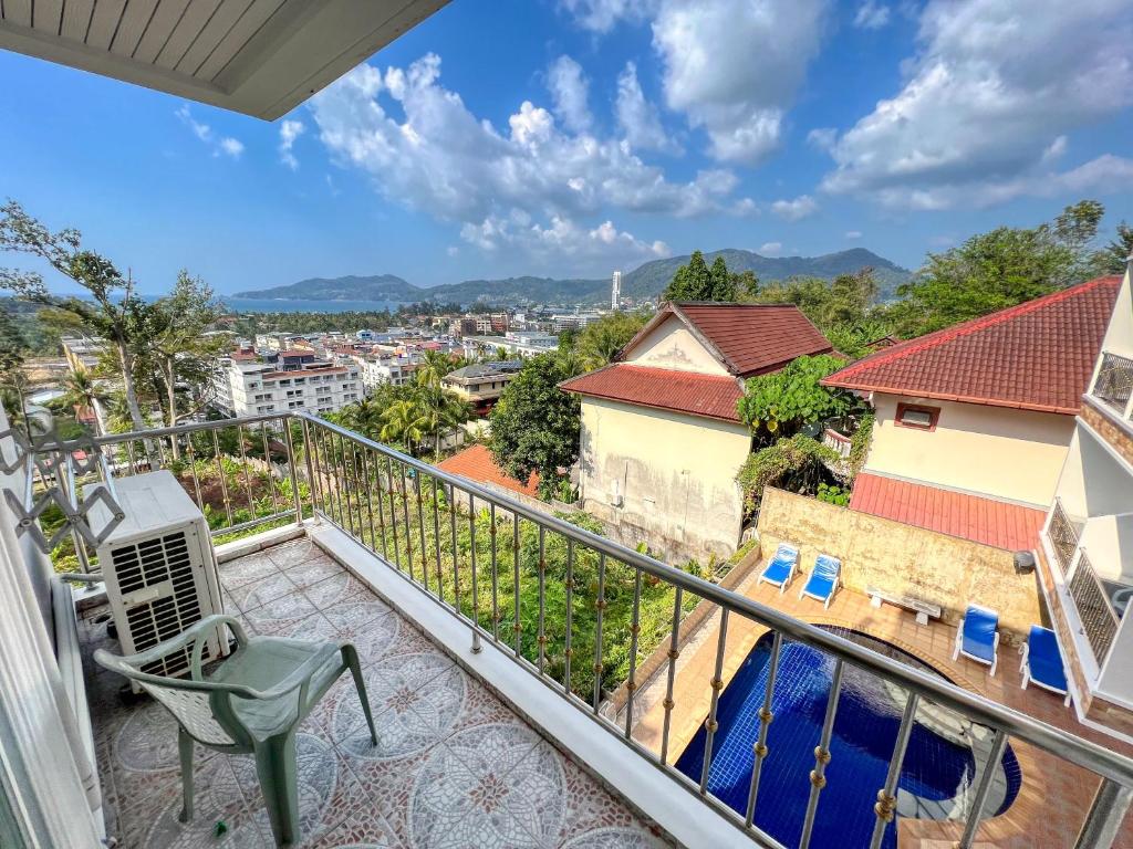 Balkón nebo terasa v ubytování SR Sea View Apartments