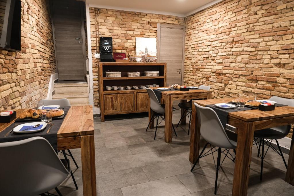 Reštaurácia alebo iné gastronomické zariadenie v ubytovaní B&B Civico 35