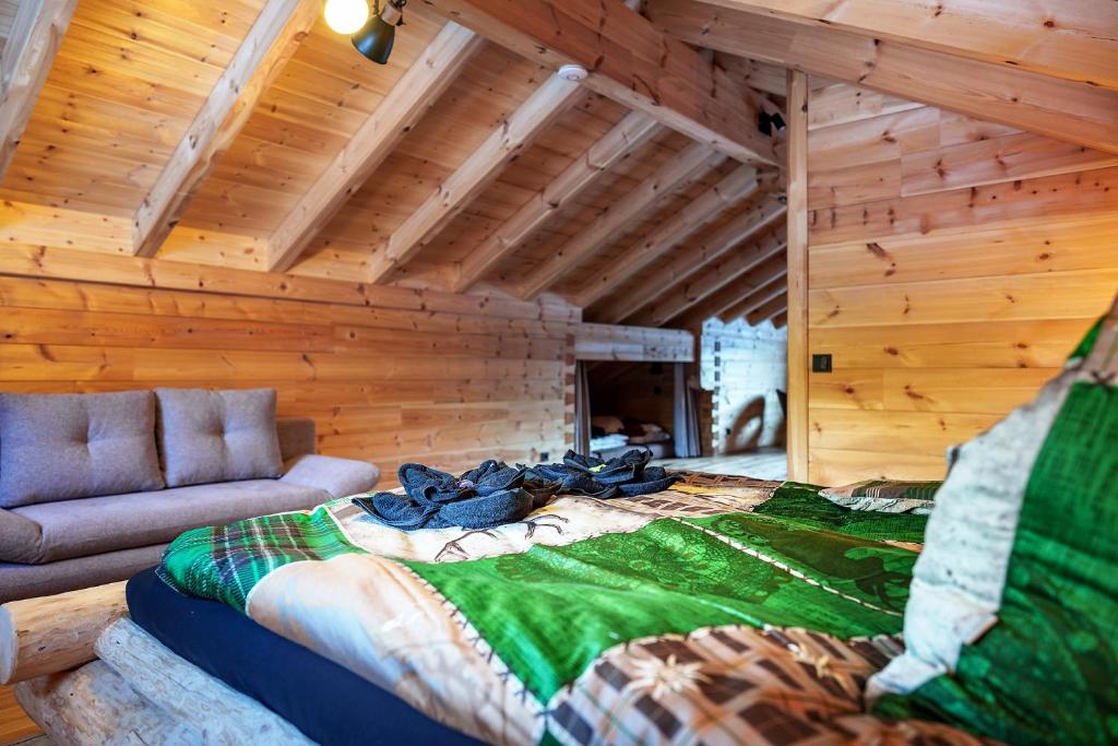 Posezení v ubytování Köck-Chalet
