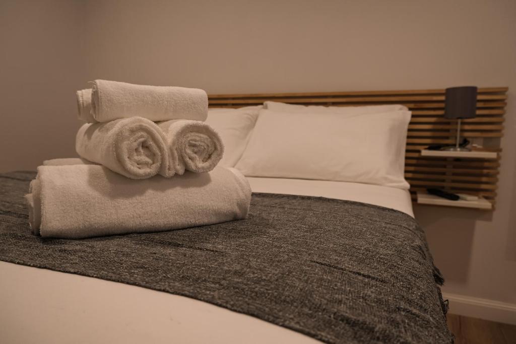 Posteľ alebo postele v izbe v ubytovaní B&B Civico 35