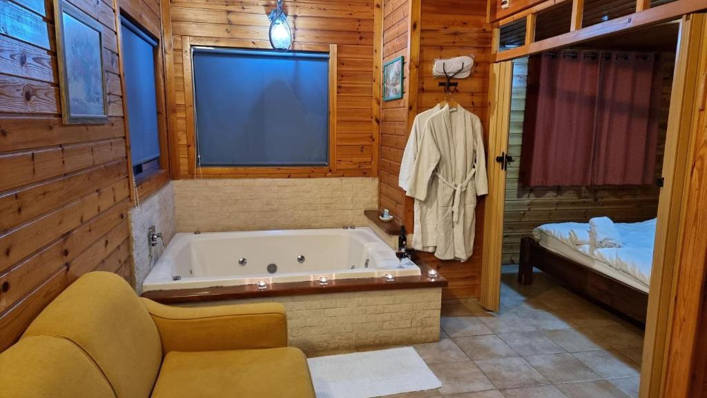 Koupelna v ubytování Mazal shell Zimmer