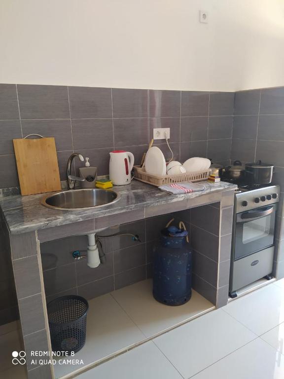 Kuchyň nebo kuchyňský kout v ubytování Guest House Maio
