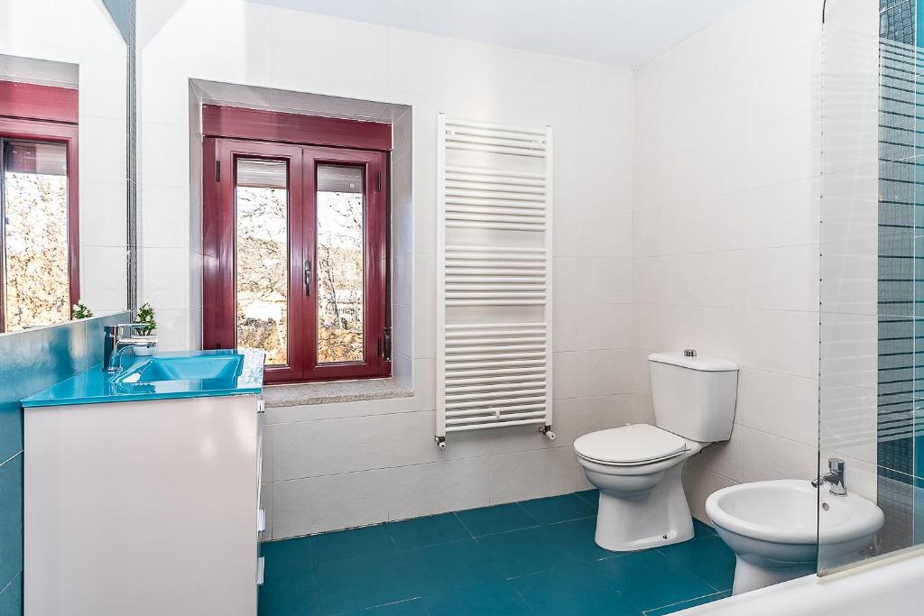 Kúpeľňa v ubytovaní Casa Ucedo