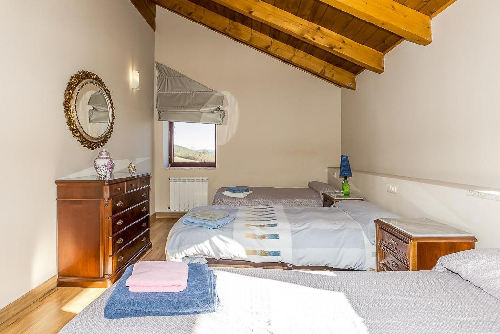 Posteľ alebo postele v izbe v ubytovaní Casa Ucedo