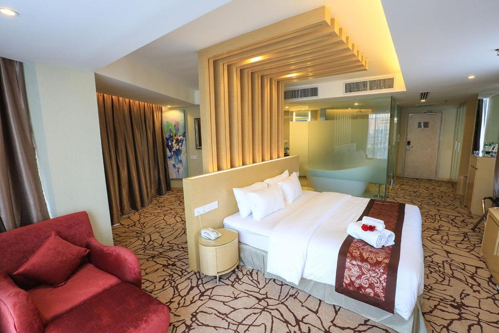 Posezení v ubytování Eco Tree Hotel, Melaka