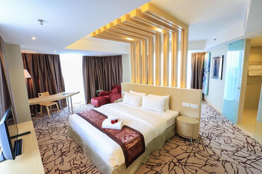 Posezení v ubytování Eco Tree Hotel, Melaka