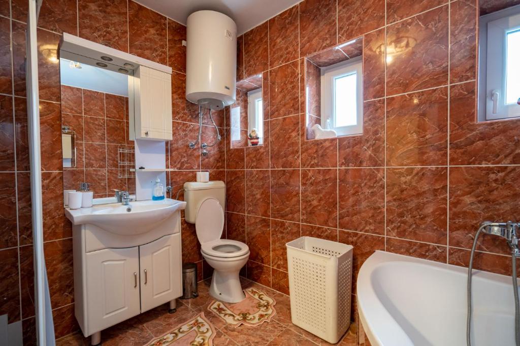 Koupelna v ubytování Apartman JOZIC