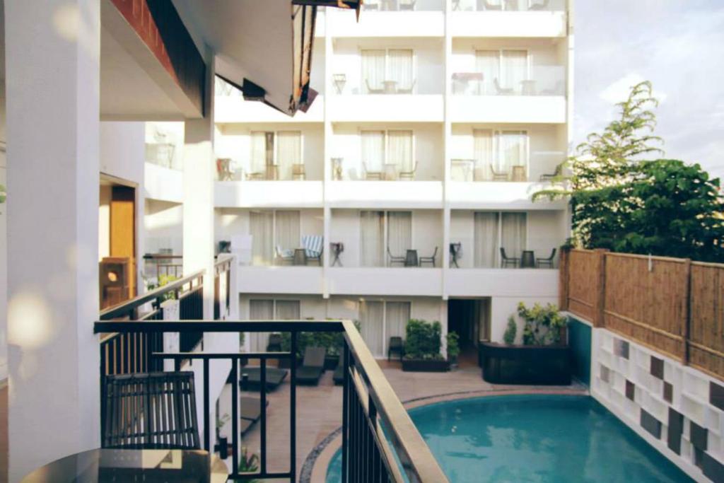 Bazén v ubytování Boracay Haven Resort nebo v jeho okolí
