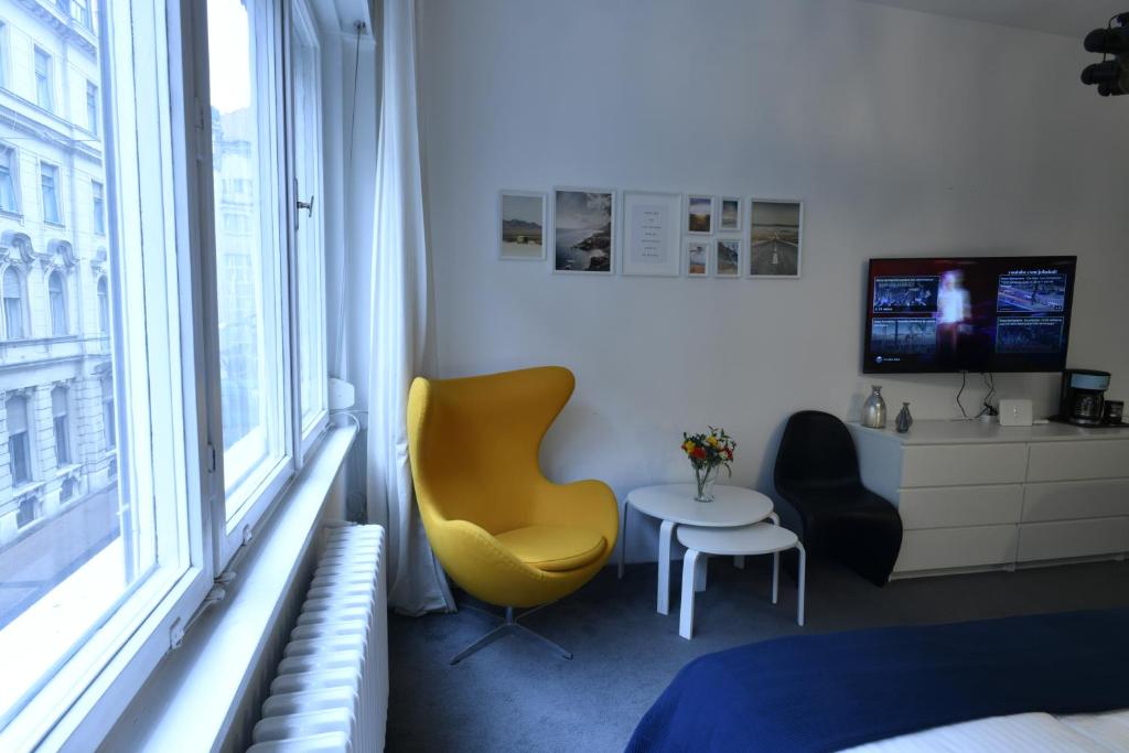 Televízia a/alebo spoločenská miestnosť v ubytovaní Apartment Penkala