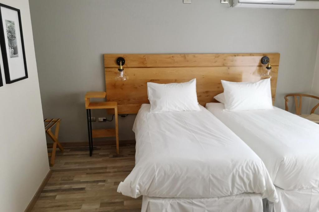 Postel nebo postele na pokoji v ubytování Hotel Cinco Tierras