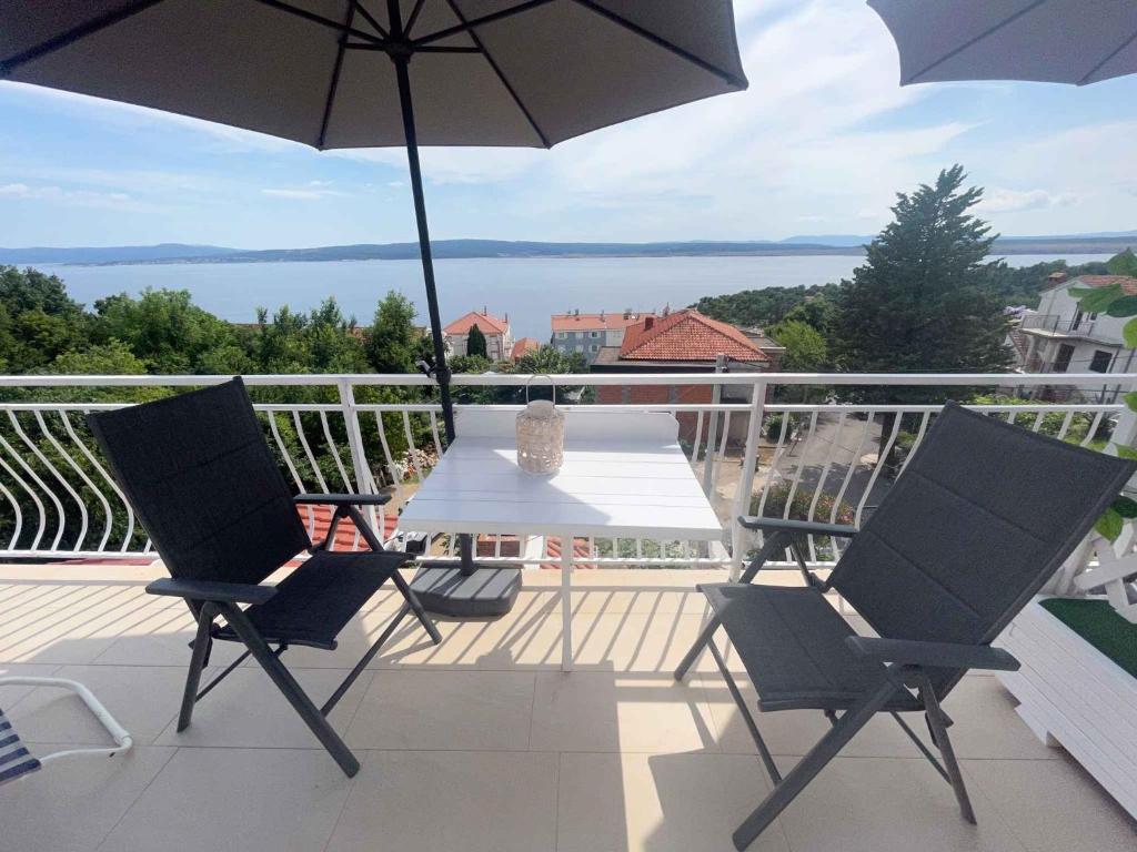 Balkón nebo terasa v ubytování Apartments in Dramalj 42059