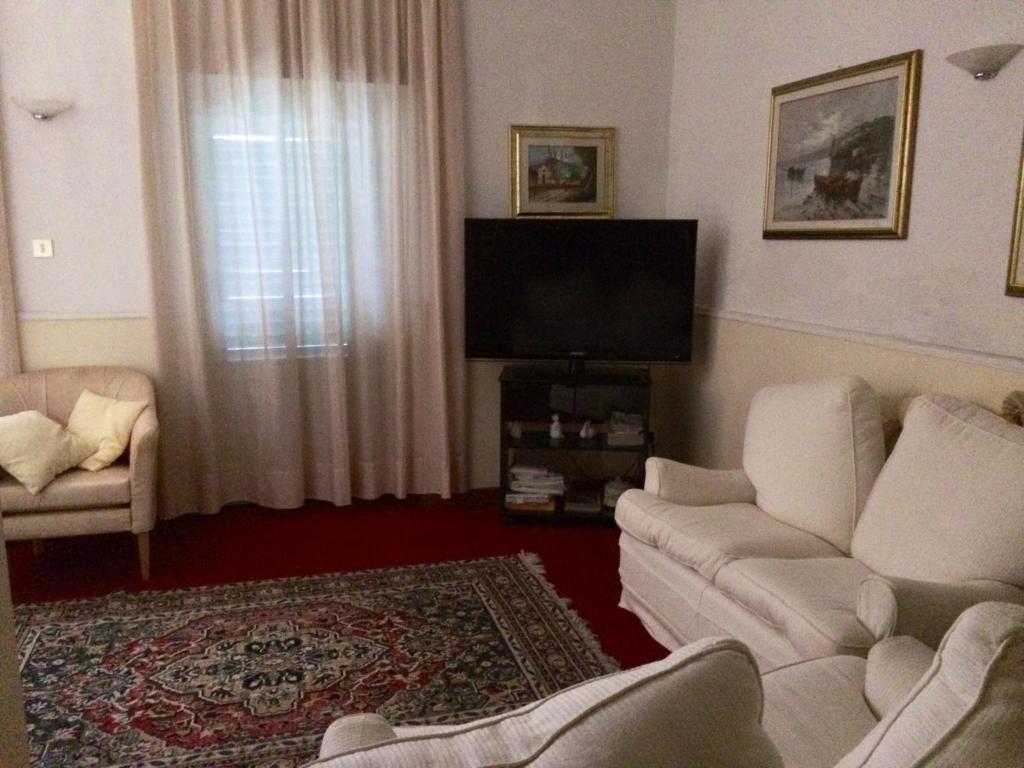 TV a/nebo společenská místnost v ubytování Hotel Brennero e Varsavia