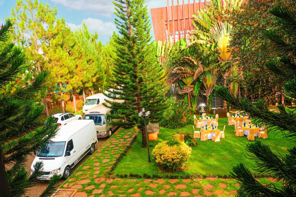 Zahrada ubytování Trung Nguyên Coffee Resort