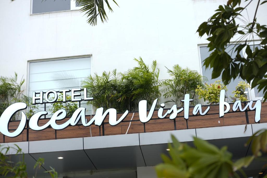 a sign for a hotel dream vista bar at HOTEL OCEAN VISTA BAY in Visakhapatnam
