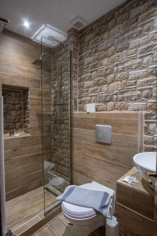 A bathroom at Casa Calda