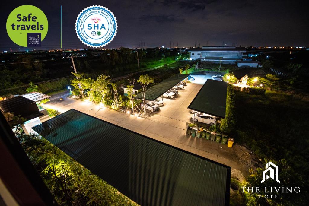 Certifikát, hodnocení, plakát nebo jiný dokument vystavený v ubytování The Living Hotel SamutPrakan