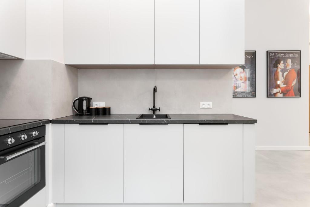 Kuchyňa alebo kuchynka v ubytovaní Prince4You Apartments