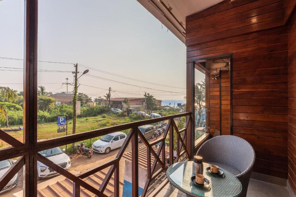 Balkón nebo terasa v ubytování Amara Oceanfront Resort & Club Baga