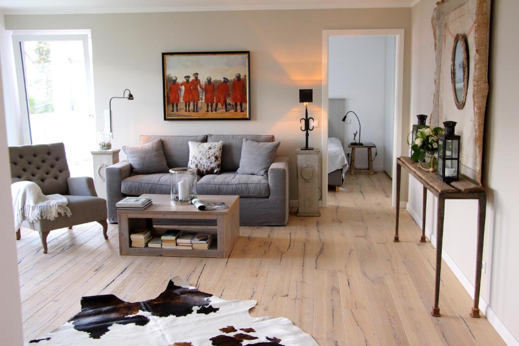 Posezení v ubytování Fine Home
