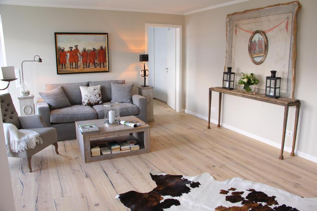 Posezení v ubytování Fine Home
