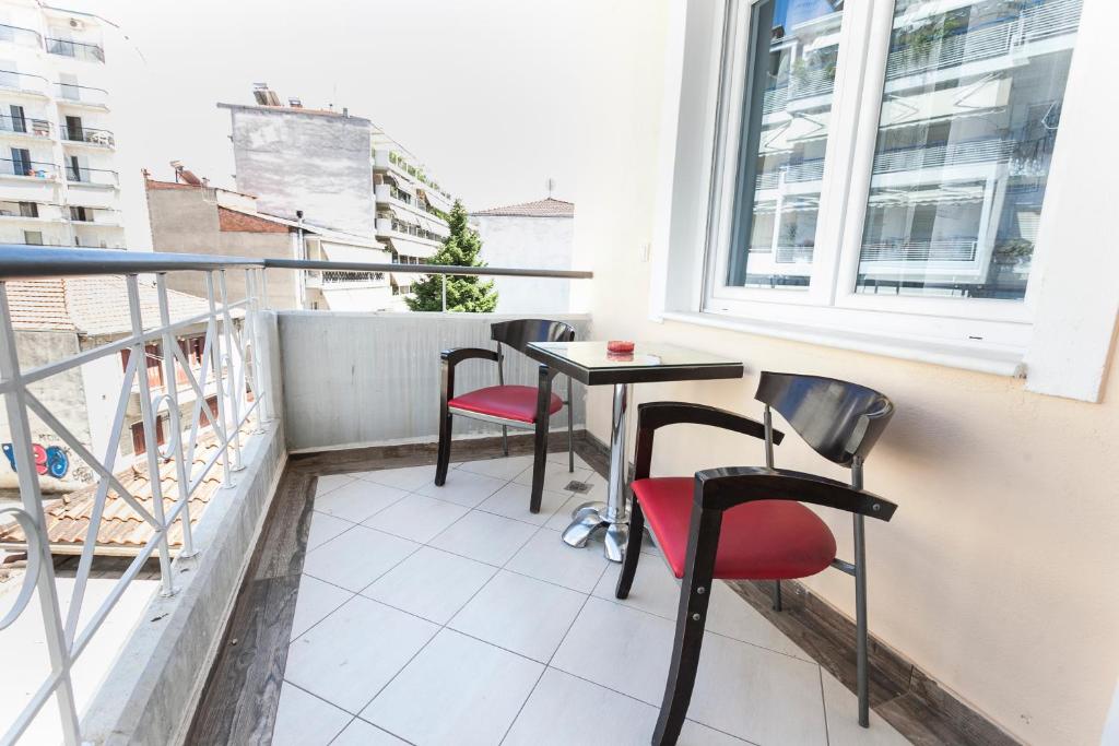 Balkón nebo terasa v ubytování Nomads Rooms