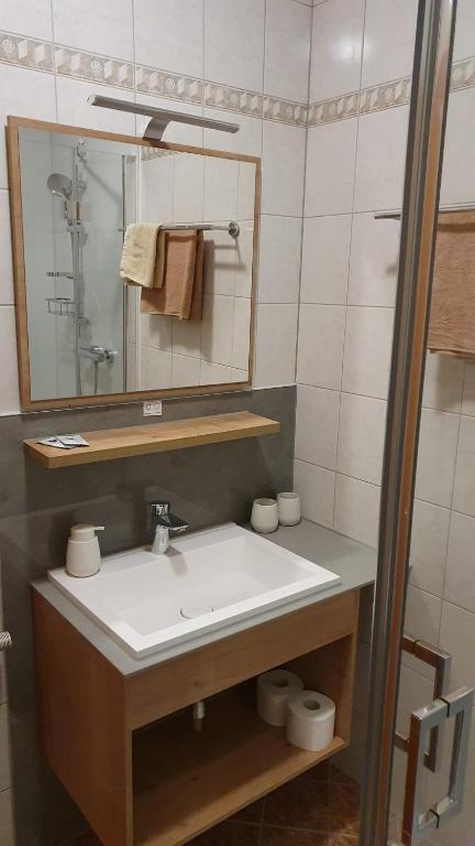 Koupelna v ubytování Gasthof Thünauer