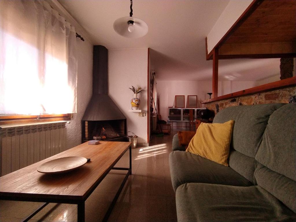 Posezení v ubytování Apartamento Can Jaramills 1