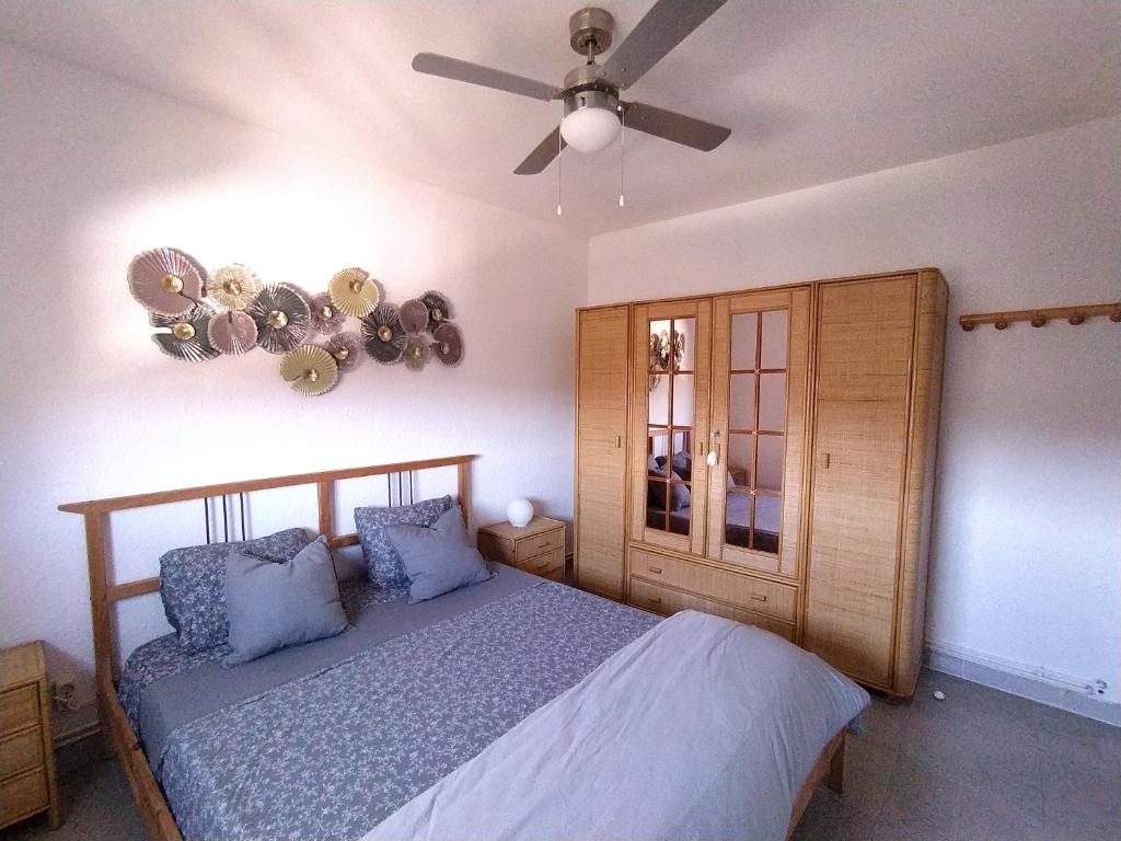 Postel nebo postele na pokoji v ubytování Apartamento Can Jaramills 1