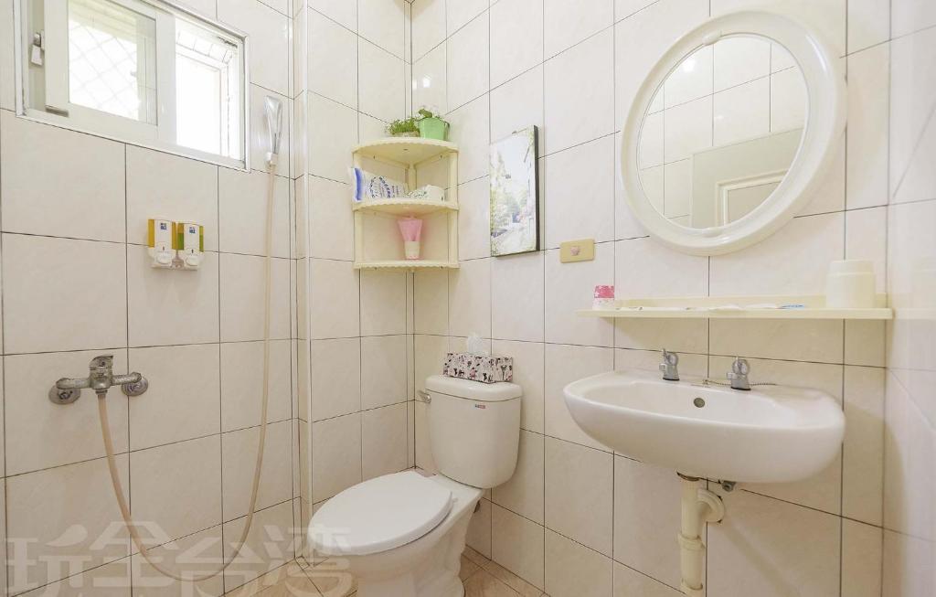 Koupelna v ubytování 沿海地帶 海景民宿 coastland B&B