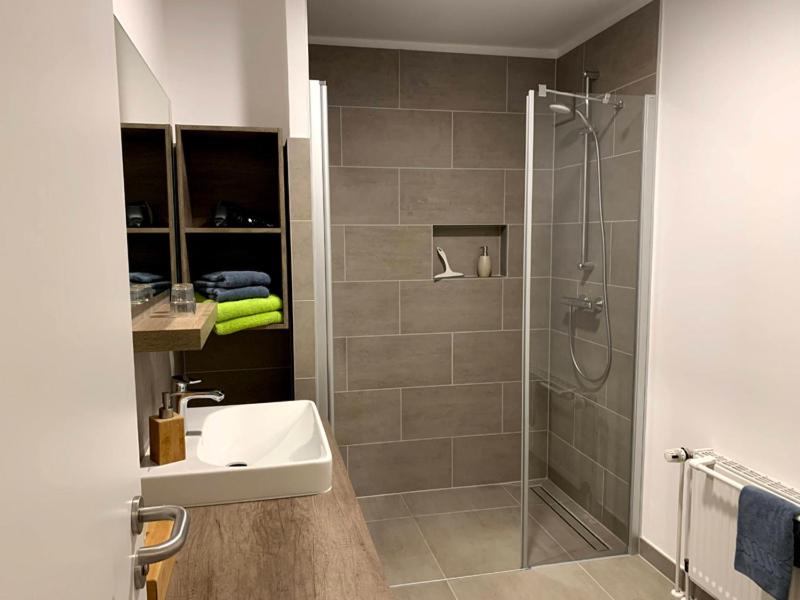 Koupelna v ubytování Hotel Schmidt's Hoern