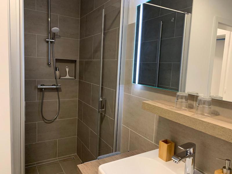 Koupelna v ubytování Hotel Schmidt's Hoern