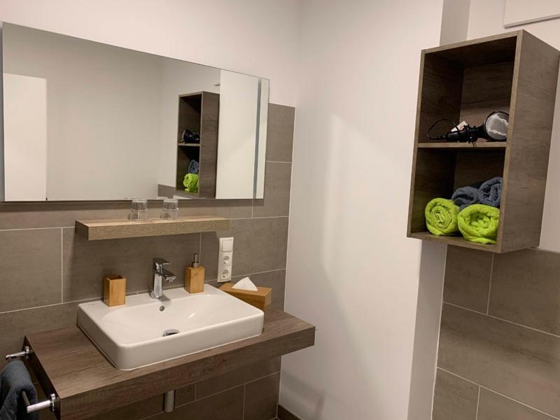 Koupelna v ubytování Hotel Schmidt's Hoern